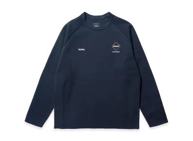 F.C.Real Bristol Tech Knit L/S Top "Navy"