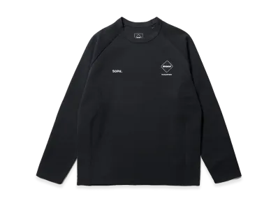 F.C.Real Bristol Tech Knit L/S Top "Black"