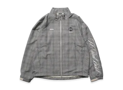 F.C.Real Bristol Plaid Ventilation Practice Jacket "Gray"