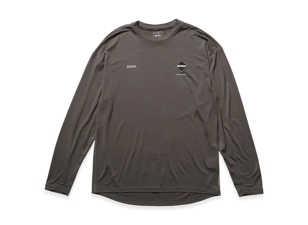 F.C.Real Bristol Polartec L/S Workout Top "Charcoal Gray"