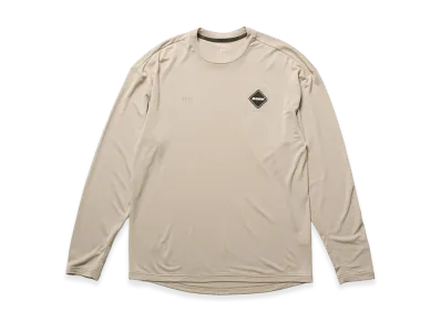 F.C.Real Bristol Polartec L/S Workout Top "Greige"