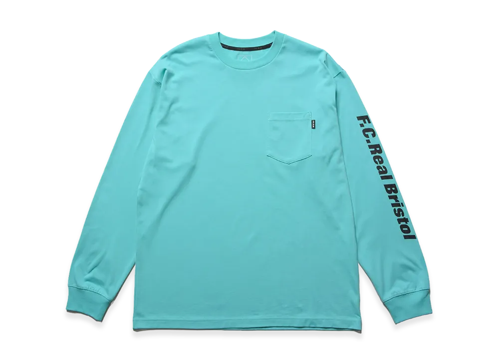 F.C.Real Bristol Press L/S Tee "Light Blue"