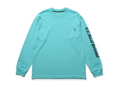 F.C.Real Bristol Press L/S Tee "Light Blue"
