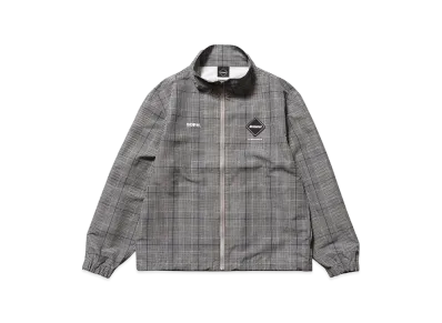 F.C.Real Bristol for Kids Plaid Ventilation Practice Jacket "Gray"