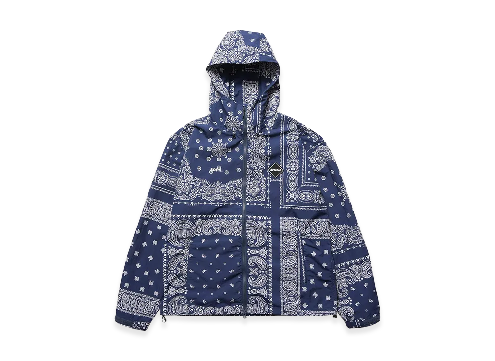 F.C.Real Bristol Bandana Nylon Hooded Blouson "Navy"