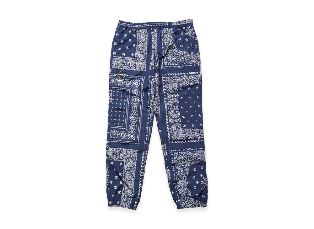 F.C.Real Bristol Bandana Nylon Easy Pants "Navy"
