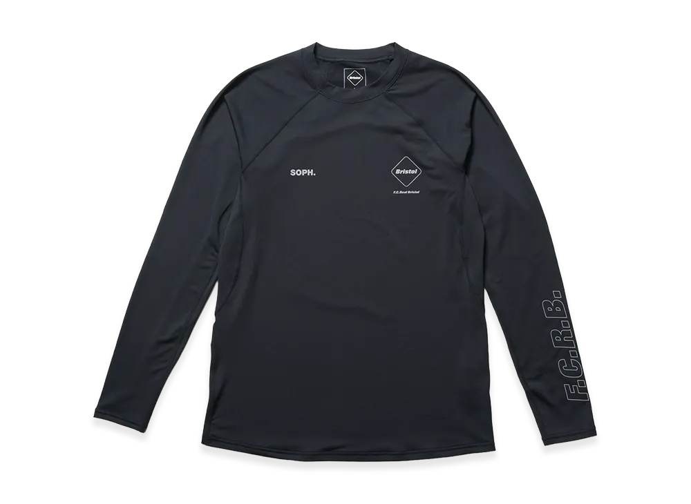F.C.Real Bristol Underlayer Crewneck Top "Black"