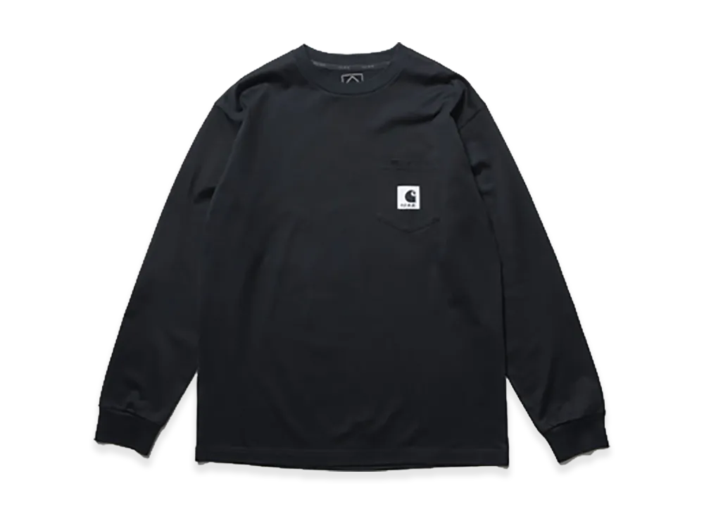 F.C.Real Bristol x Carhartt WIP L/S Pocket Tee "Black"