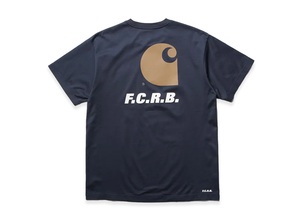 F.C.Real Bristol x Carhartt WIP L/S Pocket Tee "Navy"