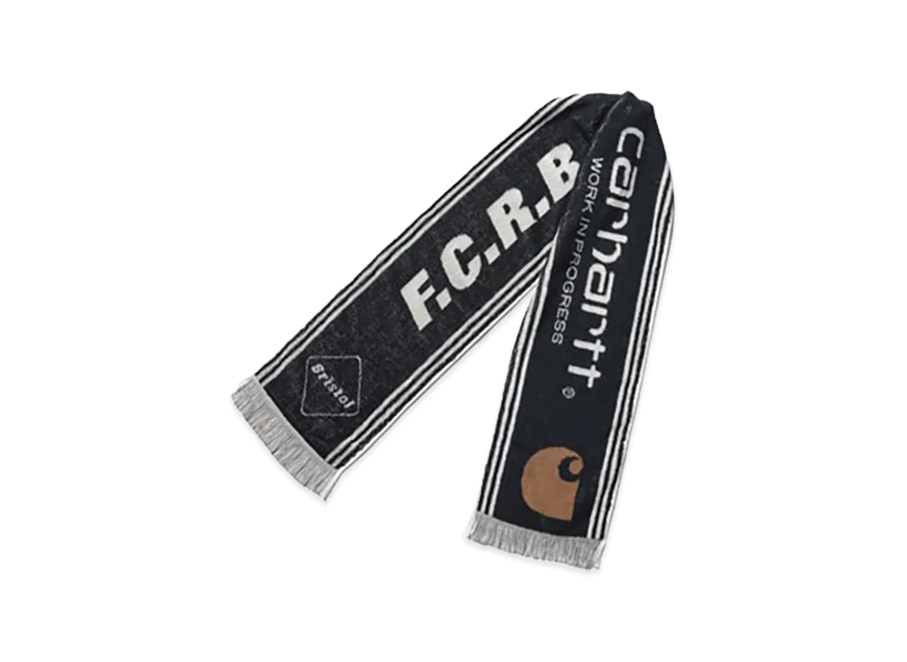 F.C.Real Bristol x Carhartt WIP Towel Muffler "Black"