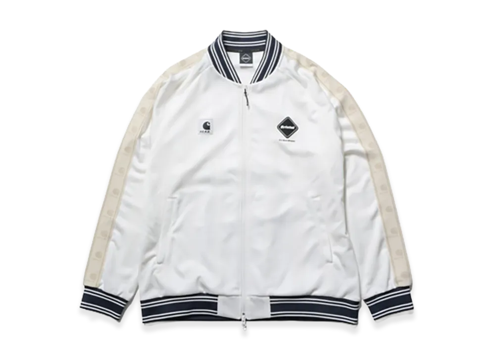 F.C.Real Bristol x Carhartt WIP Varsity Track Jacket "White"