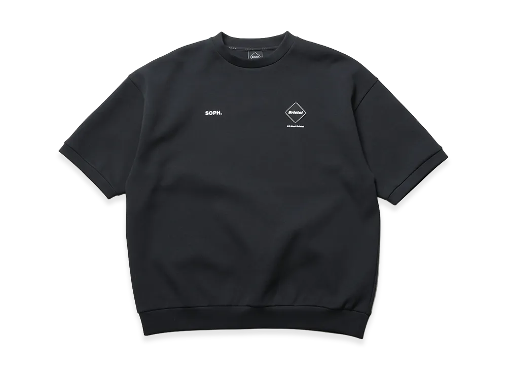 F.C.Real Bristol Tech Sweat S/S Crewneck Top "Black"