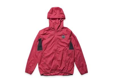 F.C.Real Bristol Light Weight Breathable Packable Hoodie "Red"