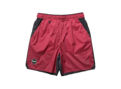 F.C.Real Bristol Light Weight Breathable Packable Shorts "Red"