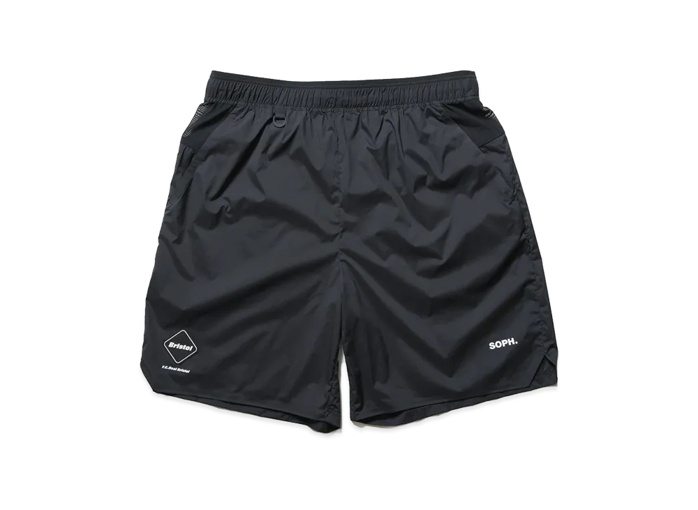 F.C.Real Bristol Light Weight Breathable Packable Shorts "Black"