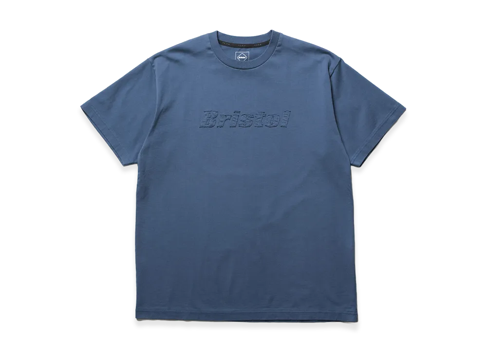 F.C.Real Bristol Cut-Off Logo S/S Tee "Blue"