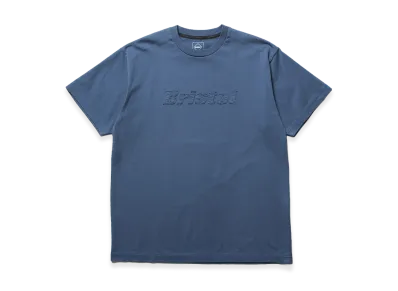 F.C.Real Bristol Cut-Off Logo S/S Tee "Blue"