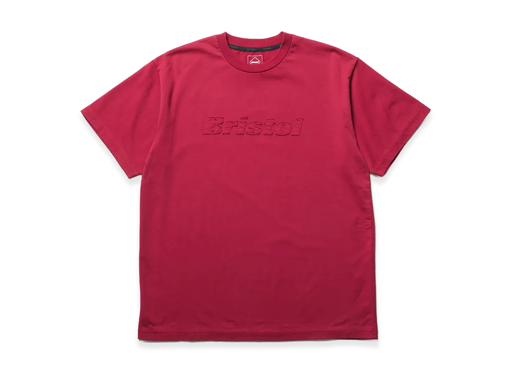 F.C.Real Bristol Cut-Off Logo S/S Tee "Red"