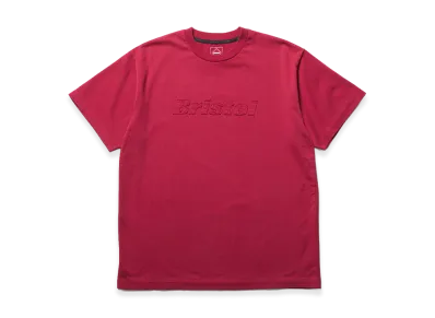 F.C.Real Bristol Cut-Off Logo S/S Tee "Red"