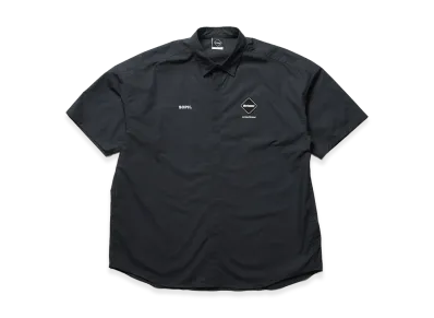 F.C.Real Bristol Authentic Fly Front S/S Shirt "Black"
