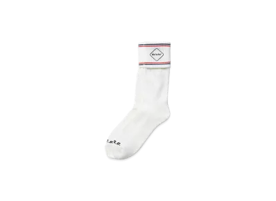 F.C.Real Bristol Emblem Cuff Socks "White"