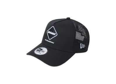 F.C.Real Bristol New Era Emblem 9Forty A-Frame Mesh Cap "Black"