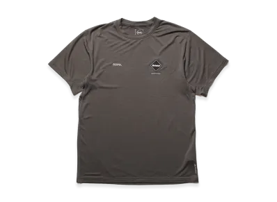 F.C.Real Bristol Polartec S/S Workout Top "Charcoal Gray"