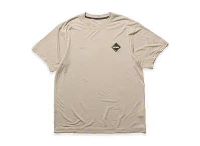 F.C.Real Bristol Polartec S/S Workout Top "Greige"