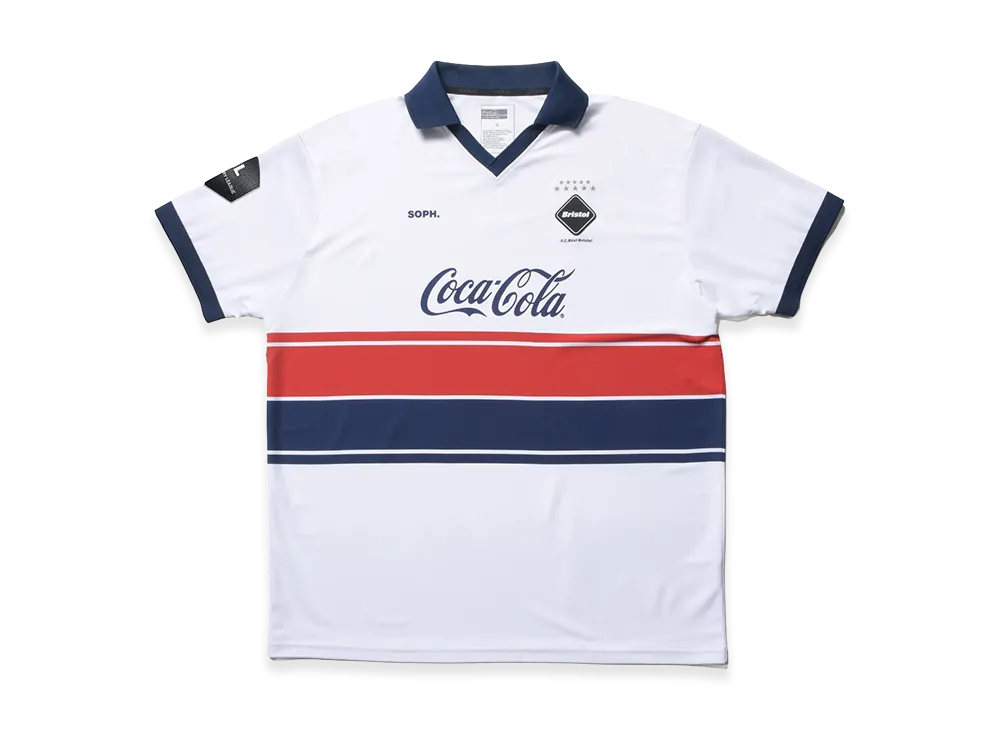F.C.Real Bristol x Coca-Cola Retro Game Shirt "White" - ¥