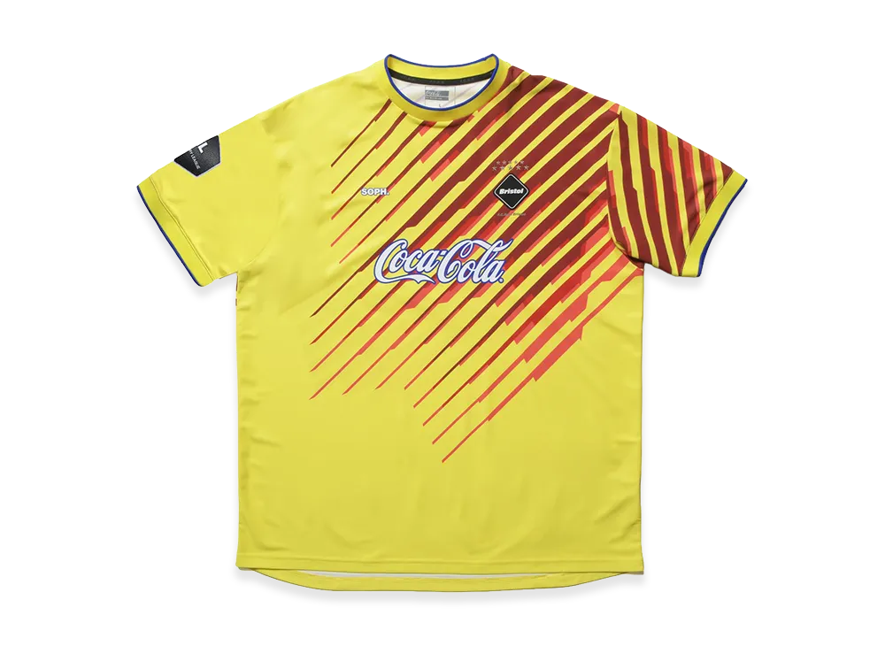 F.C.Real Bristol x Coca-Cola Retro Game Shirt "Yellow" - ¥
