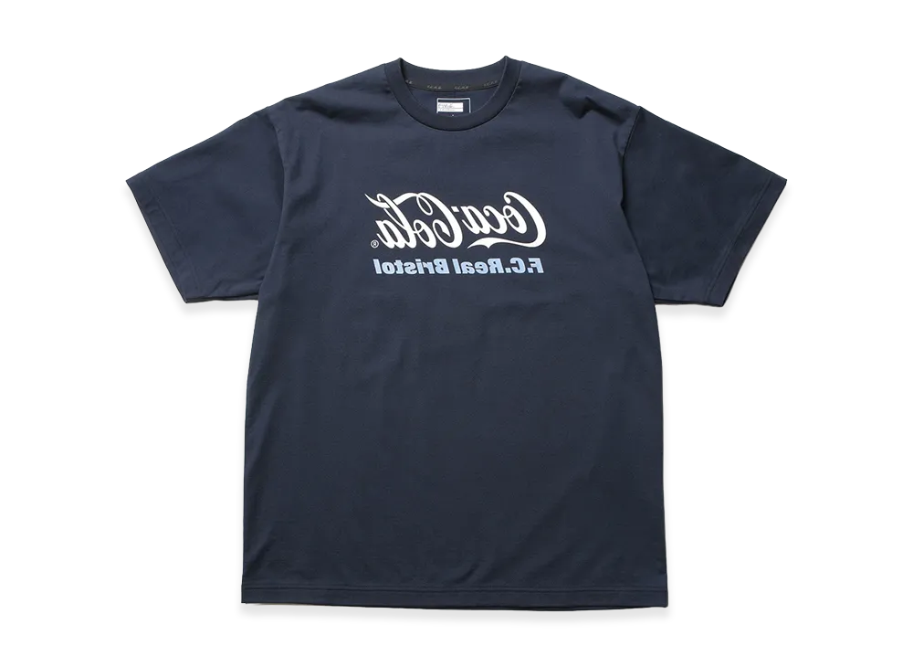F.C.Real Bristol x Coca-Cola Mirror Logo Tee "Navy"