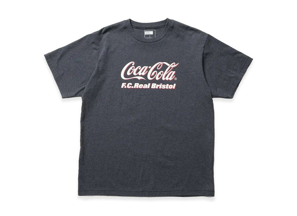 F.C.Real Bristol x Coca-Cola Heather Tee "Black"