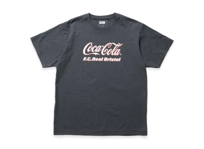 F.C.Real Bristol x Coca-Cola Heather Tee "Black"