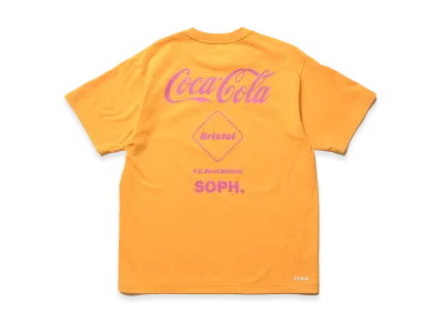 F.C.Real Bristol x Coca-Cola Listed Logos Tee "Orange"