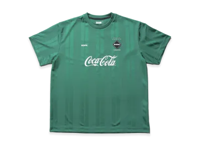 F.C.Real Bristol x Coca-Cola Weave Stripe Game Shirt "Green"