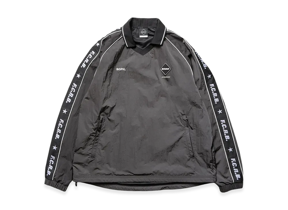 F.C.Real Bristol Nylon Chambray Practice Piste "Charcoal Gray"