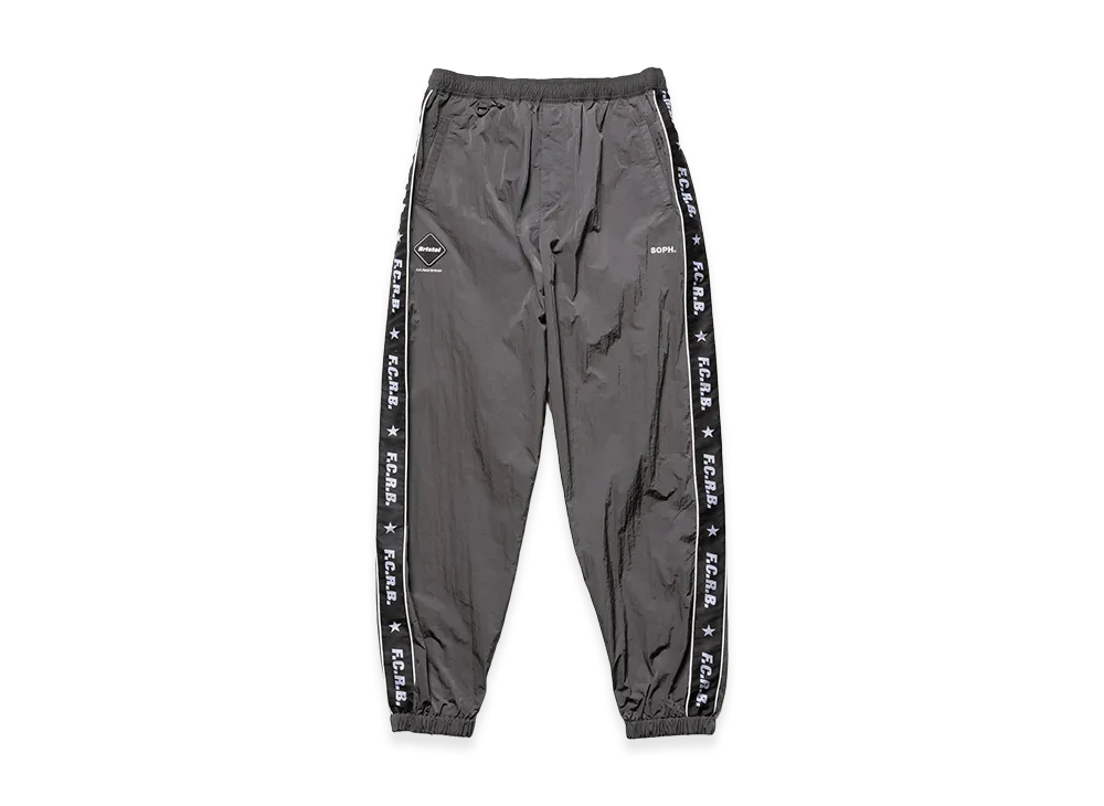 F.C.Real Bristol Nylon Chambray Practice Pants "Charcoal Gray"
