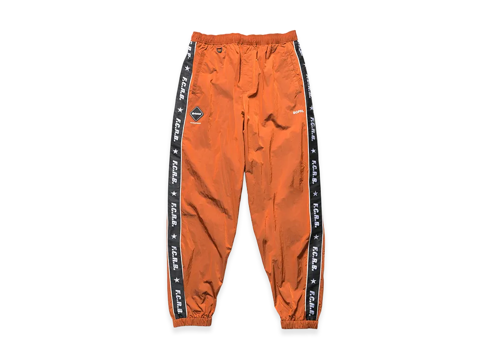 F.C.Real Bristol Nylon Chambray Practice Pants "Orange"