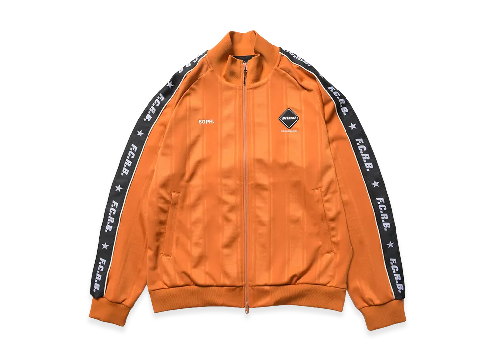 F.C.Real Bristol Shadow Weave Stripe Jacket "Orange"