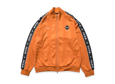 F.C.Real Bristol Shadow Weave Stripe Jacket "Orange"