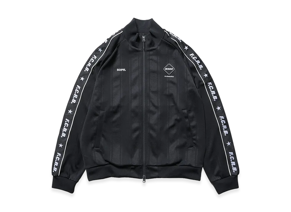 F.C.Real Bristol Shadow Weave Stripe Jacket "Black"