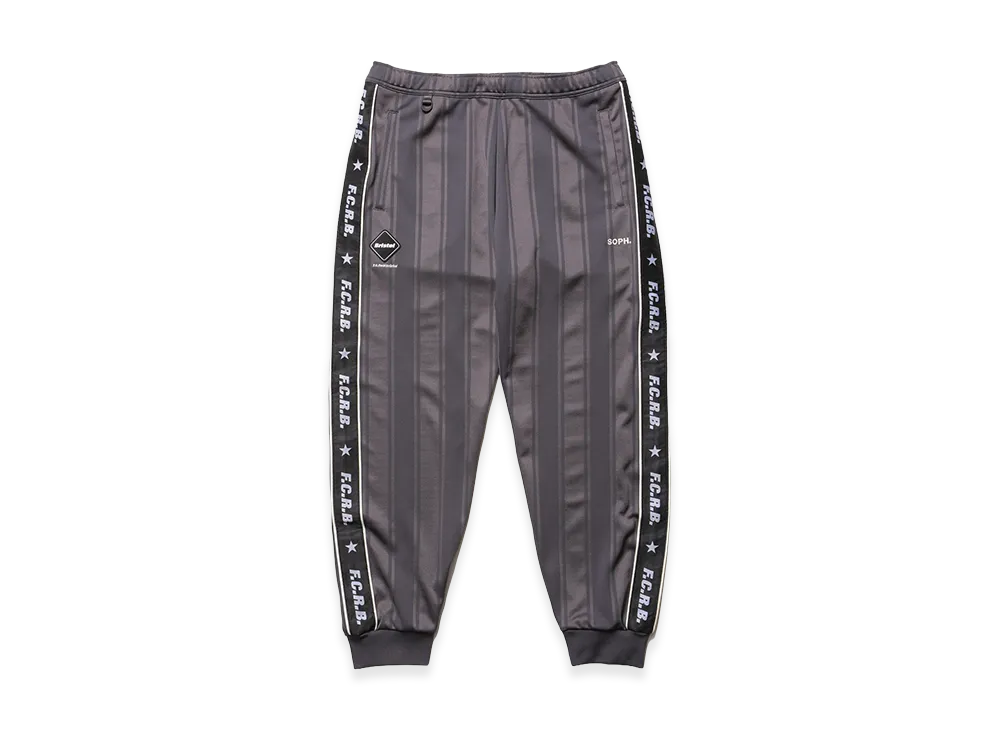 F.C.Real Bristol Shadow Weave Stripe Pants "Charcoal Gray"