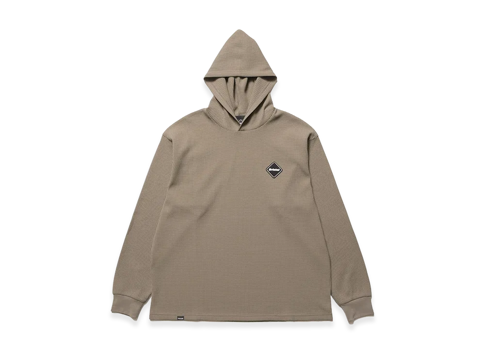 F.C.Real Bristol Tech Waffle Lounge Hoodie "Greige"