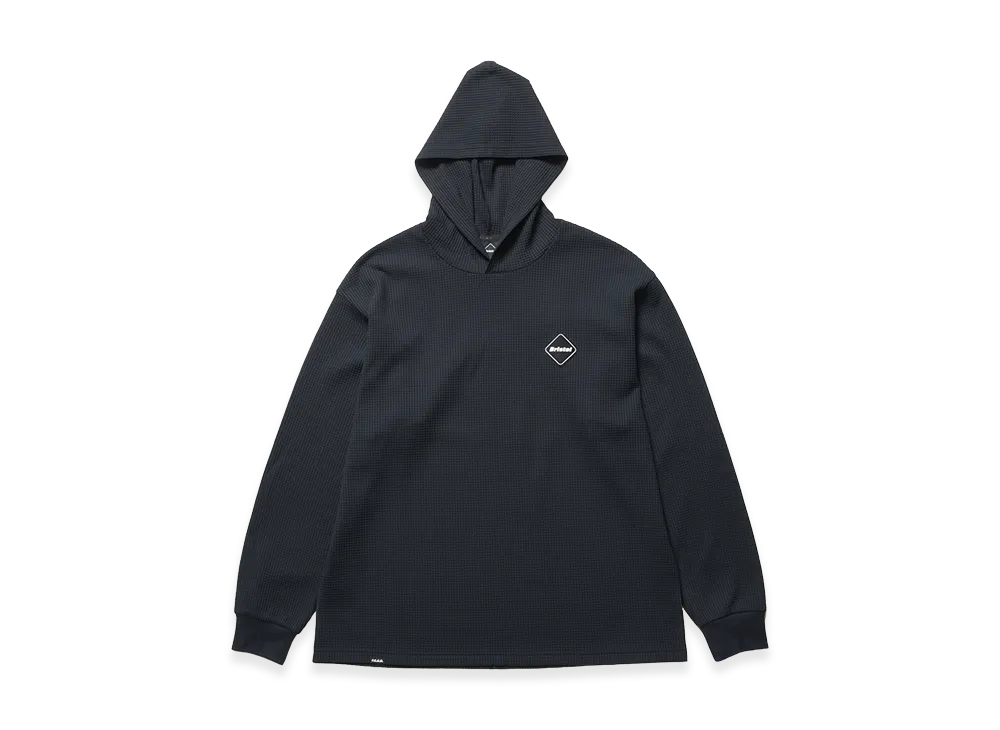 F.C.Real Bristol Tech Waffle Lounge Hoodie "Black"