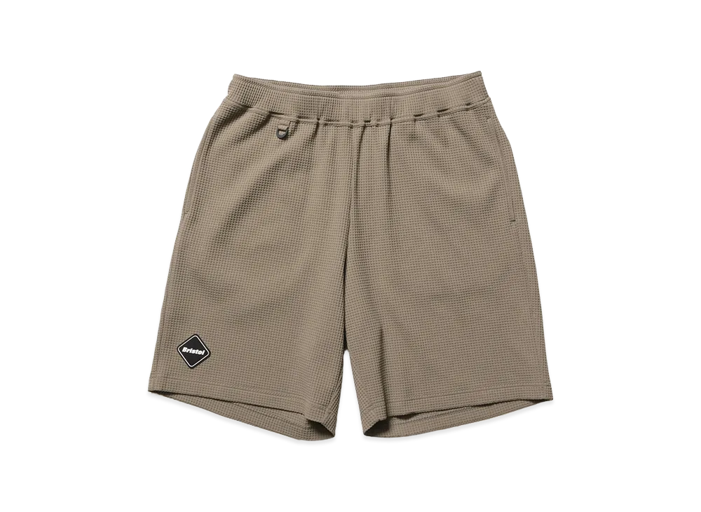 F.C.Real Bristol Tech Waffle Lounge Shorts "Greige"