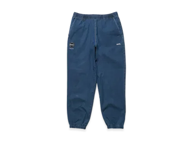 F.C.Real Bristol Washed Crisp Denim Track Pants "Indigo"