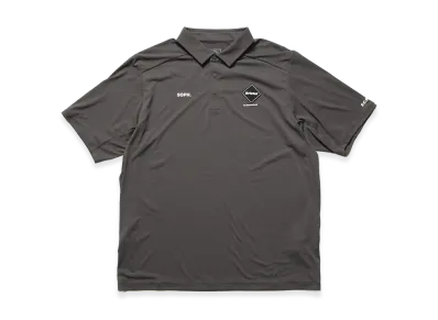 F.C.Real Bristol S/S Tech Polo "Charcoal Gray"