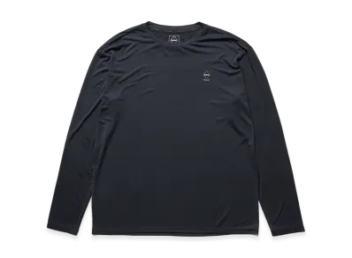 F.C.Real Bristol Reflective Logo Tech Dry L/S Tee "Black"
