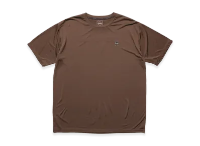 F.C.Real Bristol Reflective Logo Tech Dry Tee "Brown"