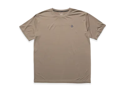 F.C.Real Bristol Reflective Logo Tech Dry Tee "Greige"